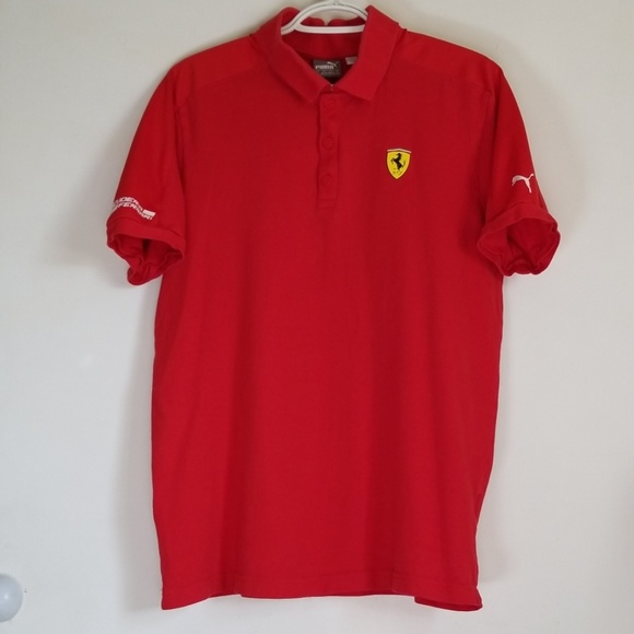 Ferrari Shirts | Scuderia Puma 10th Anniversary Polo Shirt | Poshmark